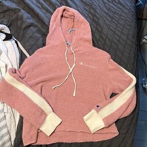Super Cozy, Barely Worn Polyester Champion Cropped Champion Hoodie